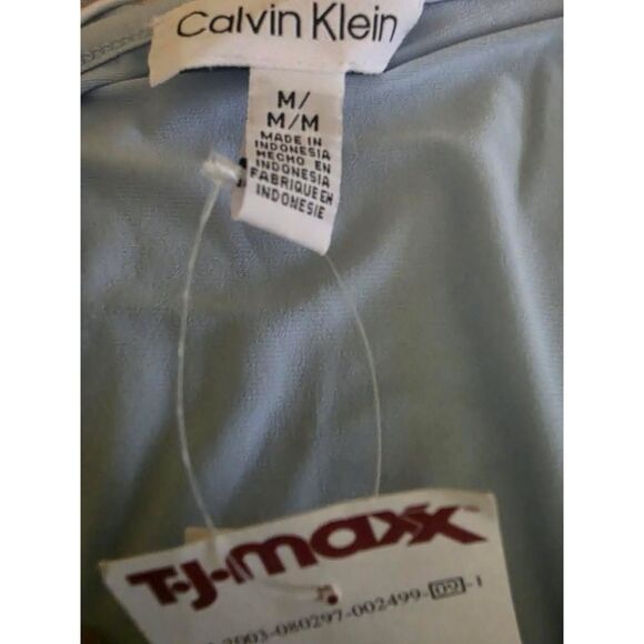 Naked Zebra Blouse Women Blue Medium New With Tags Elegant & Versatile Top - Picture 8 of 8